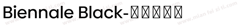 Biennale Black字体转换